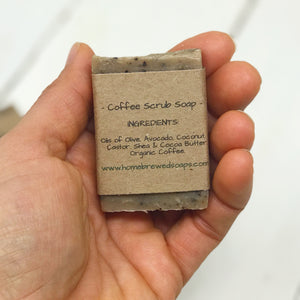 Coffee Soap Favors for Christmas - Party Favors for Guests - Home Brewed Soaps 