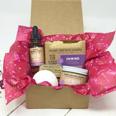 Valentines Day Gift for Her - Bath Gift Set - Unwind