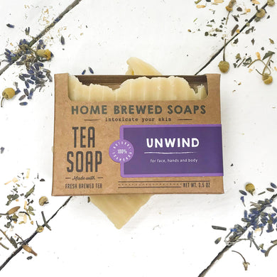 Tea Gift - Tea Soap - Vegan Soap - Unwind - Home Brewed Soaps 