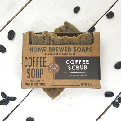 Coffee Soap - Coffee Ground Soap - Gifts for Coffee Lovers - Home Brewed Soaps 