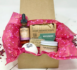 Valentines Day Gift for Women - Bath Gift Set - Replenish