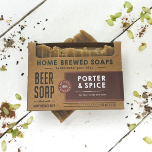 Beer Soap - Porter & Spice - Mens Soap - Beer Gift - Home Brewed Soaps 