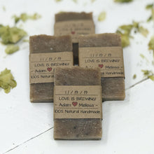 Love is Brewing - Beer Soap - Unique Wedding Favors - Home Brewed Soaps 