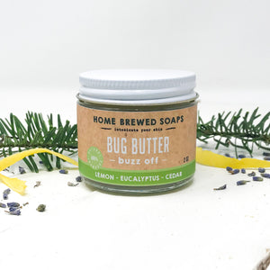 Buzz Off Bug Repellent Body Butter - Natural Repellent - Home Brewed Soaps 