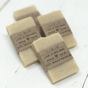 Love is Brewing - Wedding Soap Favors - Home Brewed Soaps 