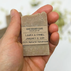 Rustic Wedding Favors - Beer Soap - Personalized Favors - Home Brewed Soaps 