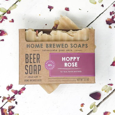 Hoppy Rose Beer Soap