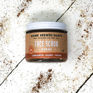 Face Scrub - Natural Acne Skin Care - Sugar Scrub - Home Brewed Soaps 