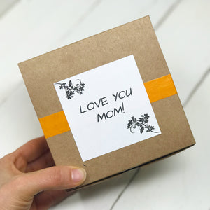 Spa Gift Set - Gift for Mom - Mother's Day Gift - Energize - Home Brewed Soaps 