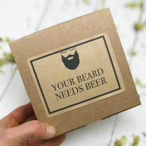 Beard Gift Set - Beard Shampoo - Beard Oil - Mintwood & Hops - Home Brewed Soaps 