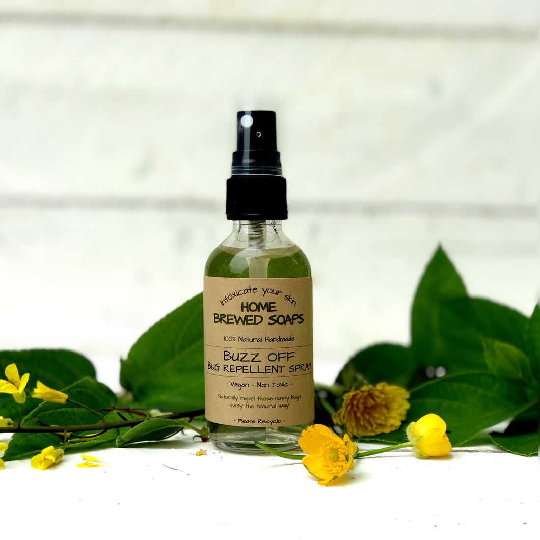 Buzz Off Spray - Bug Repellent Spray - Natural Bug Repellent Spray - Home Brewed Soaps 