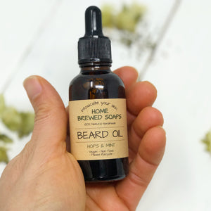 Beard Gift Set - Beard Wash - Beard Oil - Cinnamon Spice - Home Brewed Soaps 